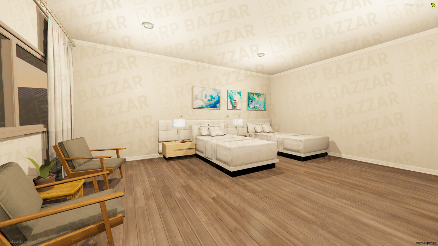 Classic Motel FiveM MLO — GTA RP Interior — ESX QB QBOX — RPBazzar