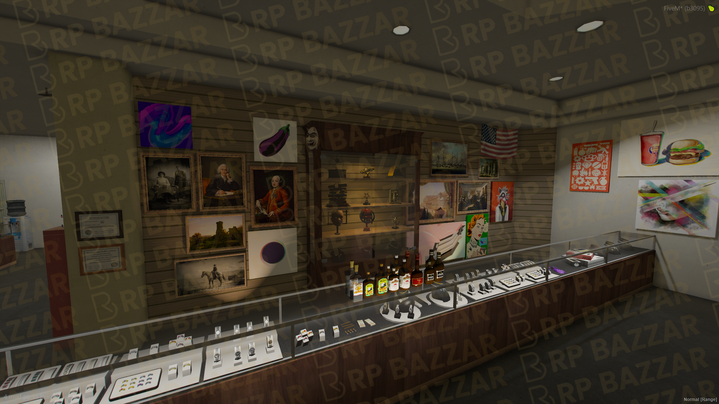 Corner Pawn Shop FiveM MLO — GTA RP Interior — ESX QB QBOX — RPBazzar
