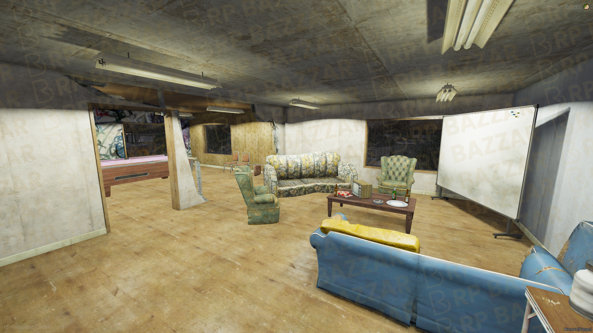 Southside Gang Garage FiveM MLO — GTA RP Interior — ESX QB QBOX — RPBazzar