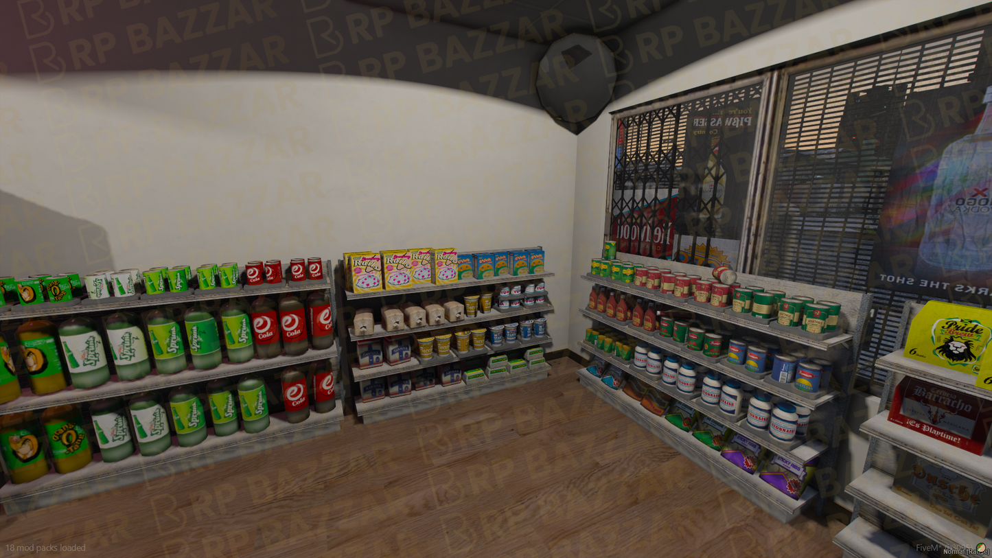 Gritty 24-7 Store FiveM MLO — GTA RP Interior — ESX QB QBOX — RPBazzar