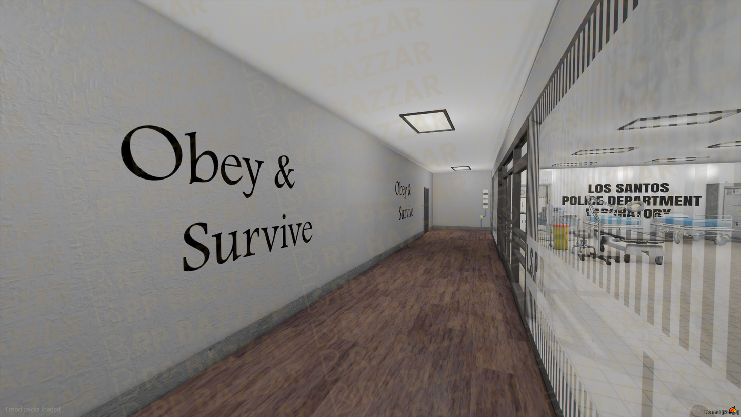 Downtown Police Station FiveM MLO — GTA RP Interior — ESX QB QBOX — RPBazzar