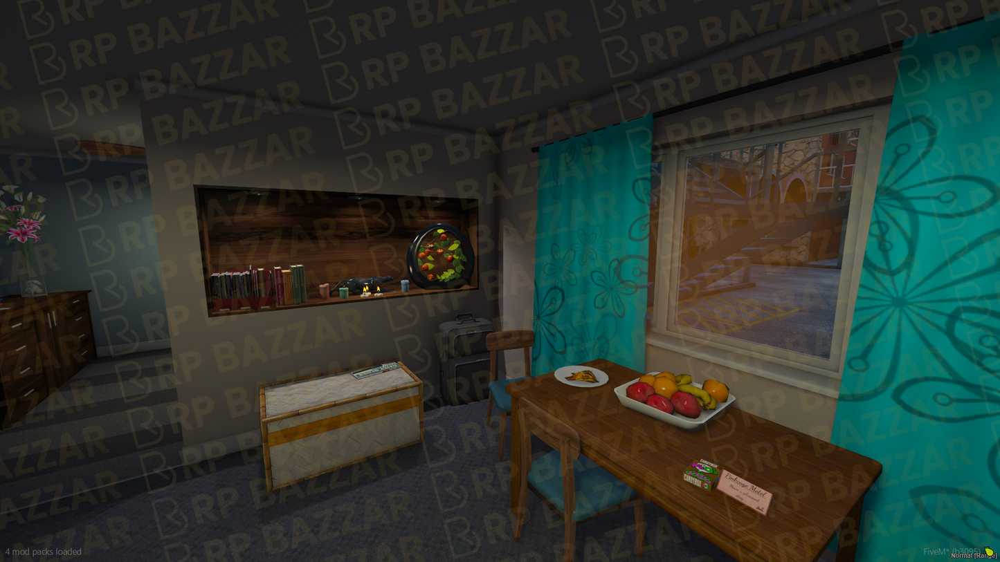 Neon Motel FiveM MLO — GTA RP Interior — ESX QB QBOX — RPBazzar