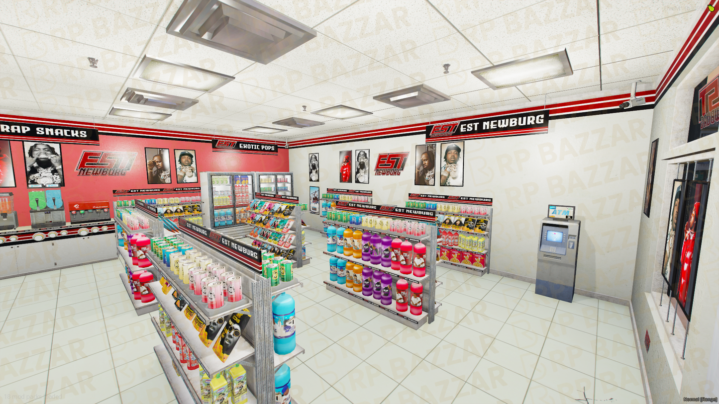 Corner 24-7 Store FiveM MLO — GTA RP Interior — ESX QB QBOX — RPBazzar