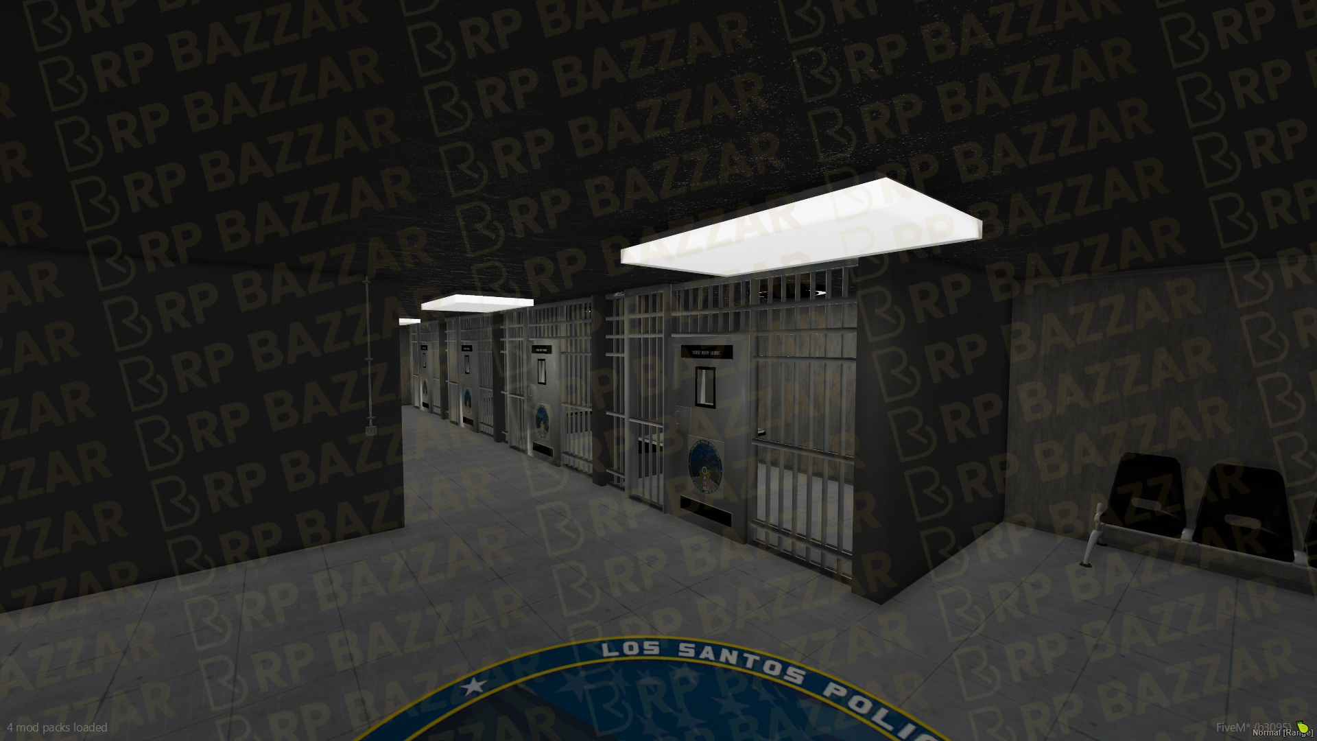 Riot Police Station FiveM MLO — GTA RP Interior — ESX QB QBOX — RPBazzar