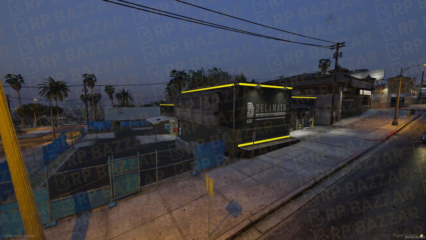 Airport Taxi Depot FiveM MLO — GTA RP Interior — ESX QB QBOX — RPBazzar