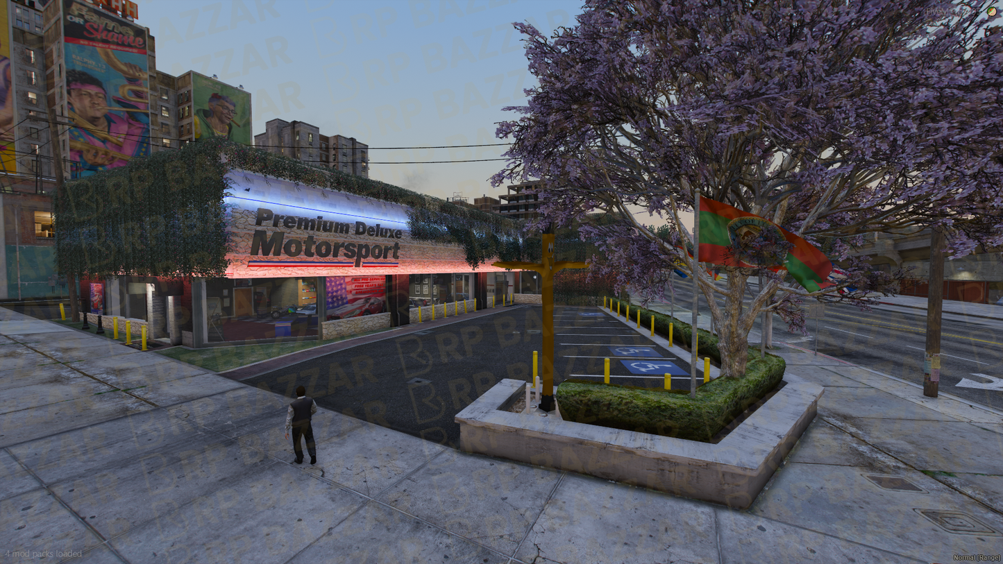 Vintage Vehicle Shop FiveM MLO — GTA RP Interior — ESX QB QBOX — RPBazzar