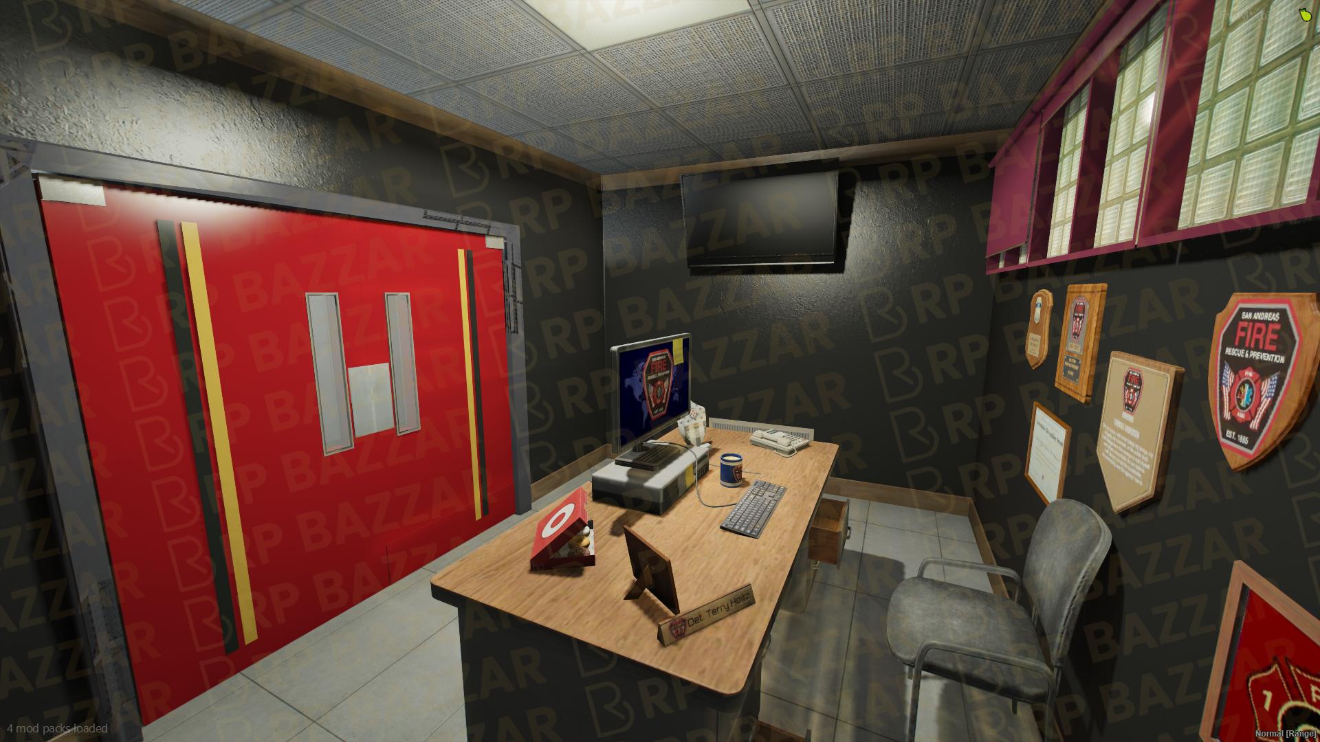 Brave Fire Department FiveM MLO — GTA RP Interior — ESX QB QBOX — RPBazzar
