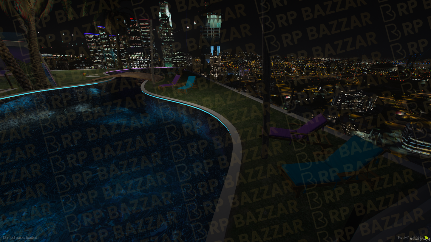 Luxury Penthouse FiveM MLO — GTA RP Interior — ESX QB QBOX — RPBazzar
