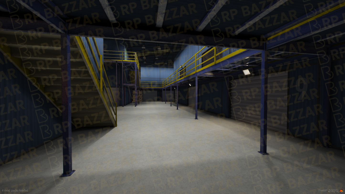 Old Storage Room & Warehouse FiveM MLO — GTA RP Interior — ESX QB QBOX — RPBazzar