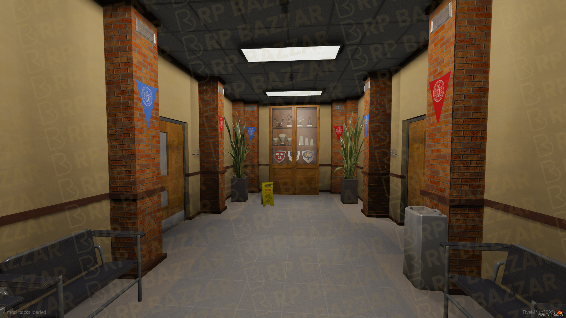 Modern School & University FiveM MLO — GTA RP Interior — ESX QB QBOX — RPBazzar