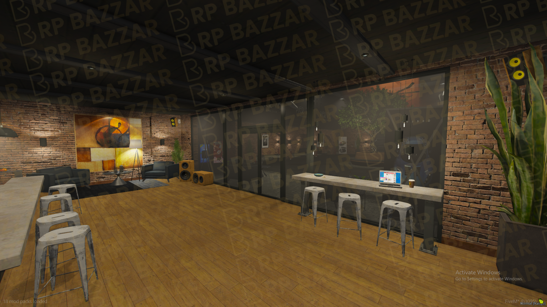 Sleek Mechanic Shop FiveM MLO — GTA RP Interior — ESX QB QBOX — RPBazzar