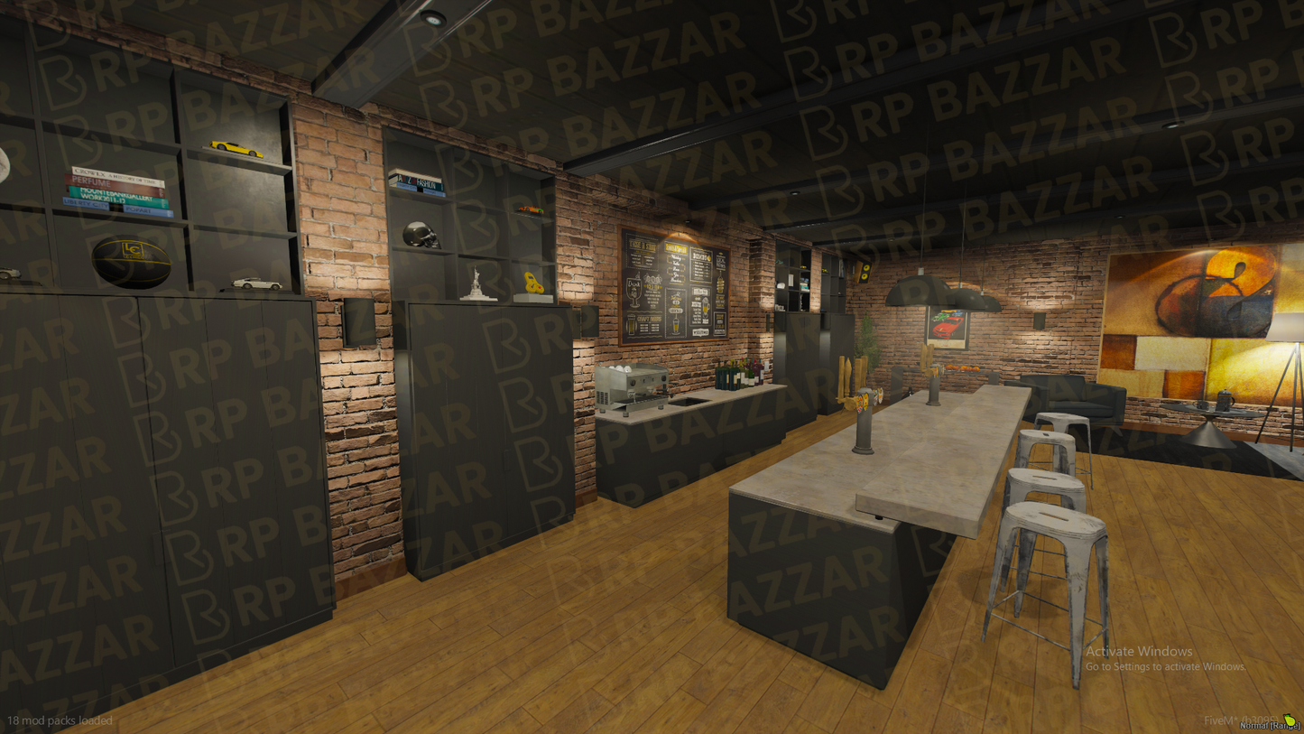 Sleek Mechanic Shop FiveM MLO — GTA RP Interior — ESX QB QBOX — RPBazzar