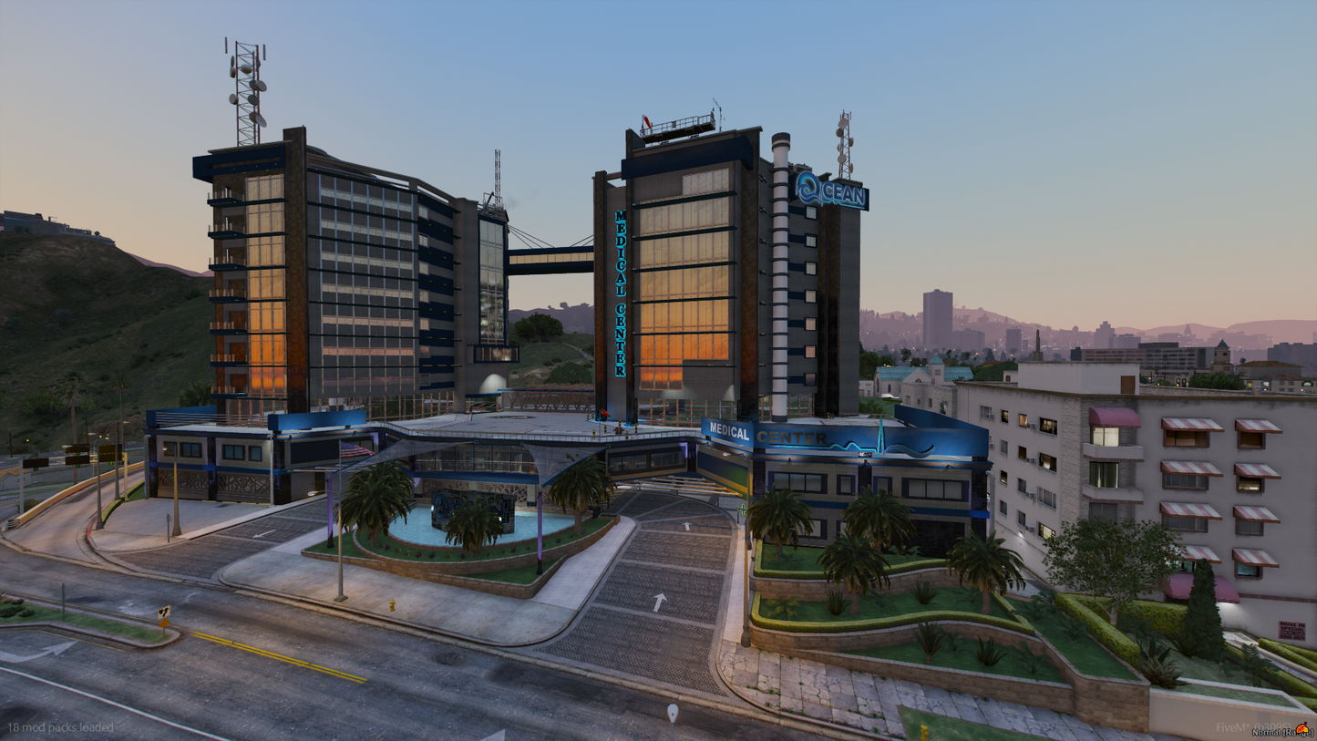 Lakeside Hospital FiveM MLO — GTA RP Interior — ESX QB QBOX — RPBazzar