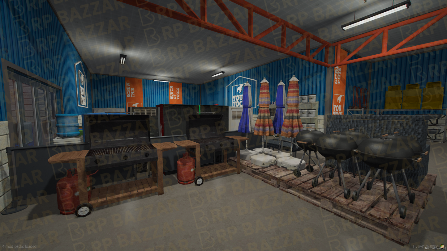 Grand Shopping Mall FiveM MLO — GTA RP Interior — ESX QB QBOX — RPBazzar