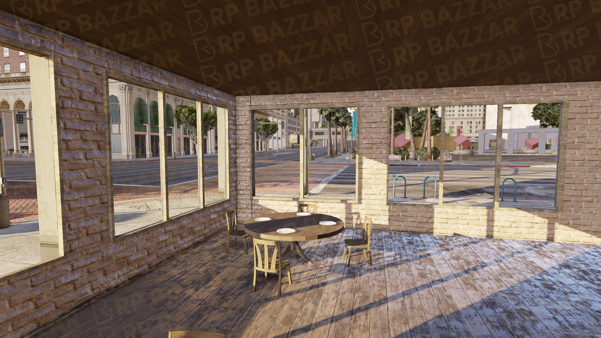 Retro Diner FiveM MLO — GTA RP Interior — ESX QB QBOX — RPBazzar