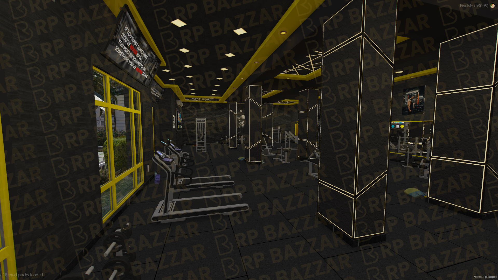 Urban Gyms & Fitness FiveM MLO — GTA RP Interior — ESX QB QBOX — RPBazzar