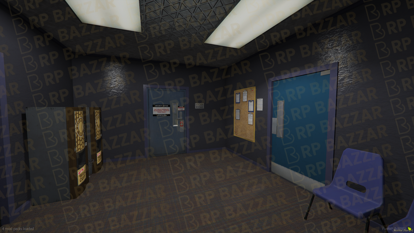 Northside Police Station FiveM MLO — GTA RP Interior — ESX QB QBOX — RPBazzar
