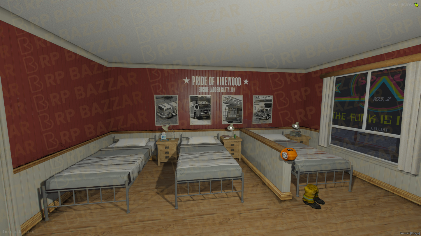 Downtown Fire Department FiveM MLO — GTA RP Interior — ESX QB QBOX — RPBazzar