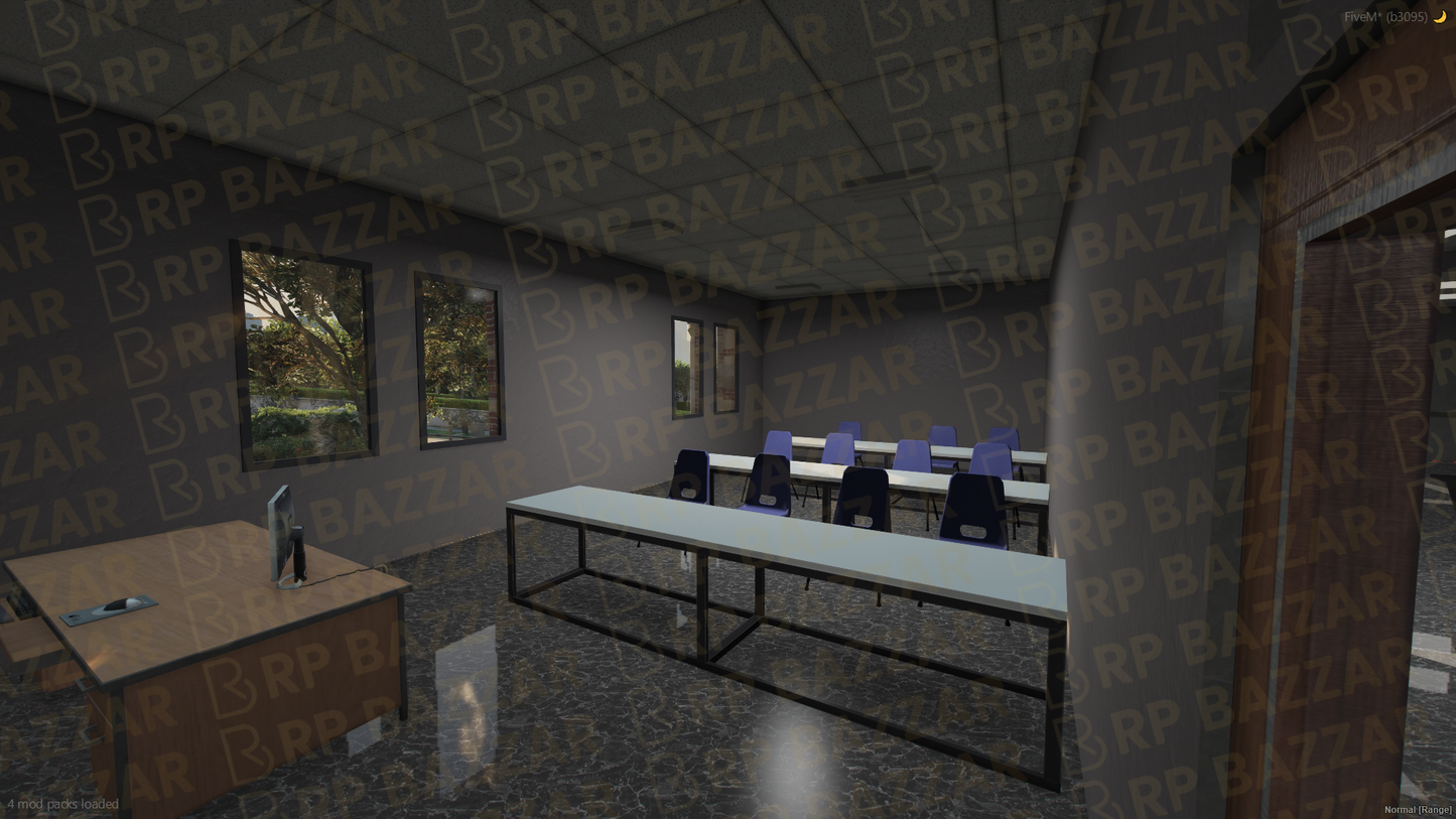 Classic School & University FiveM MLO — GTA RP Interior — ESX QB QBOX — RPBazzar