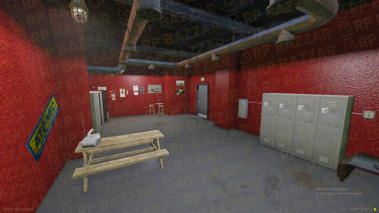 Grimy Mechanic Shop FiveM MLO — GTA RP Interior — ESX QB QBOX — RPBazzar