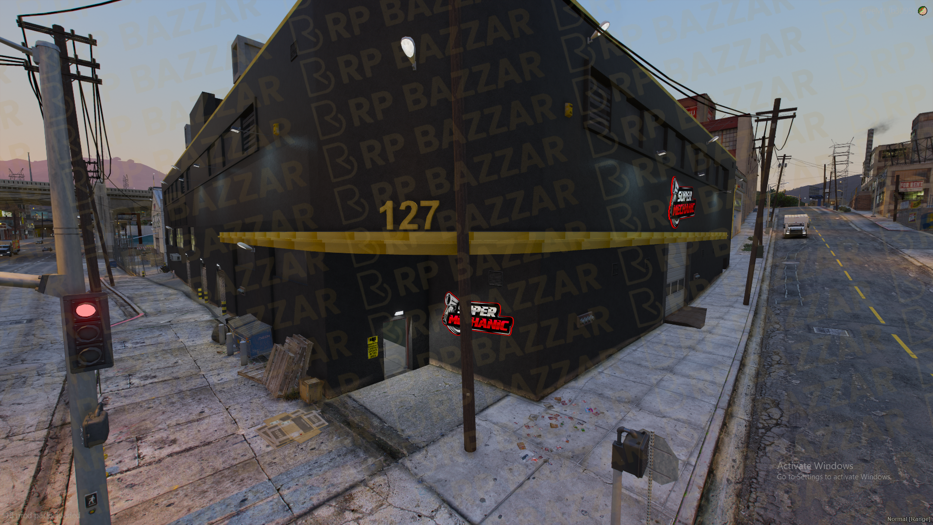 Grand Mechanic Shop FiveM MLO — GTA RP Interior — ESX QB QBOX — RPBazzar