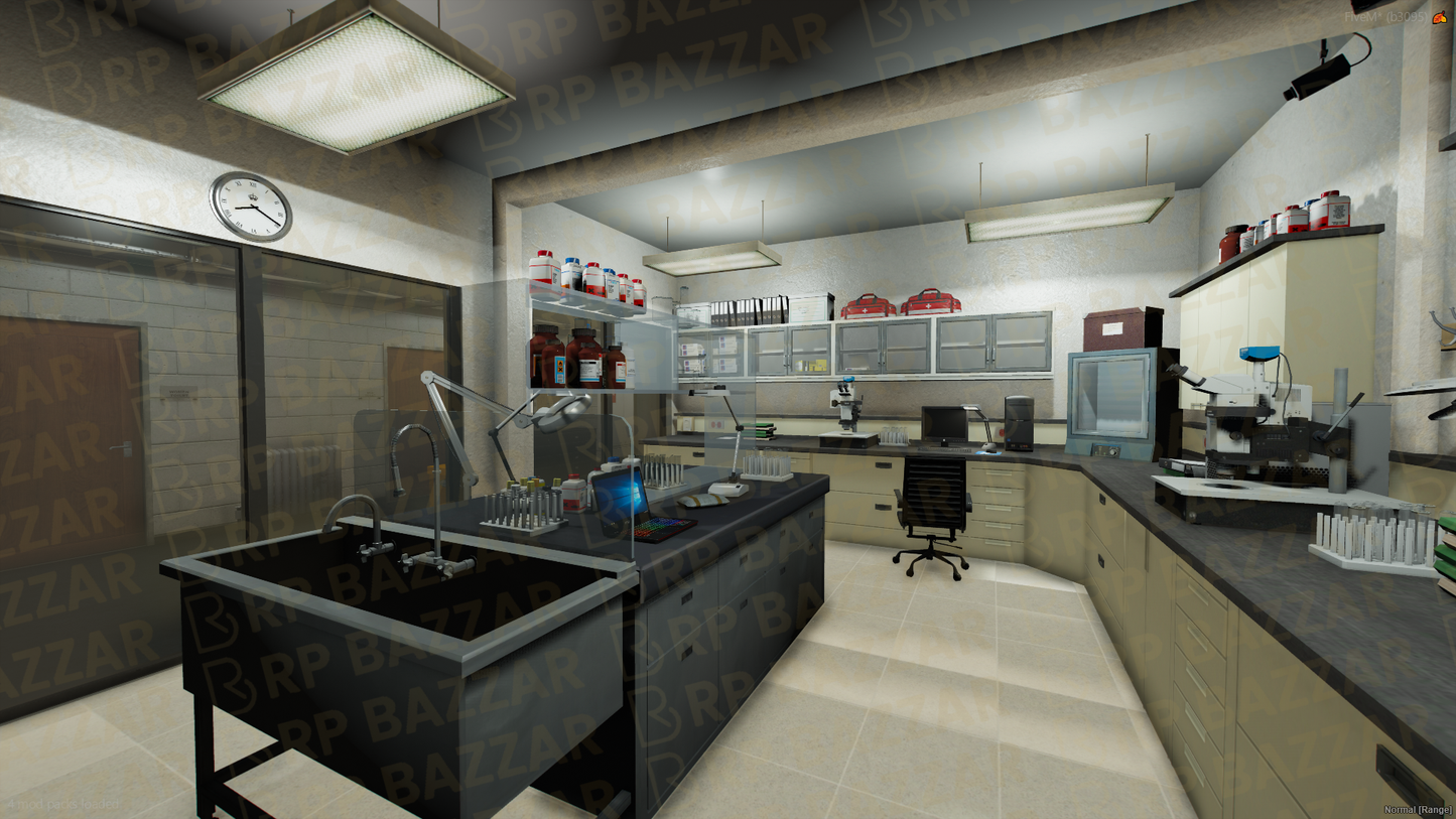 Industrial Police Station FiveM MLO — GTA RP Interior — ESX QB QBOX — RPBazzar