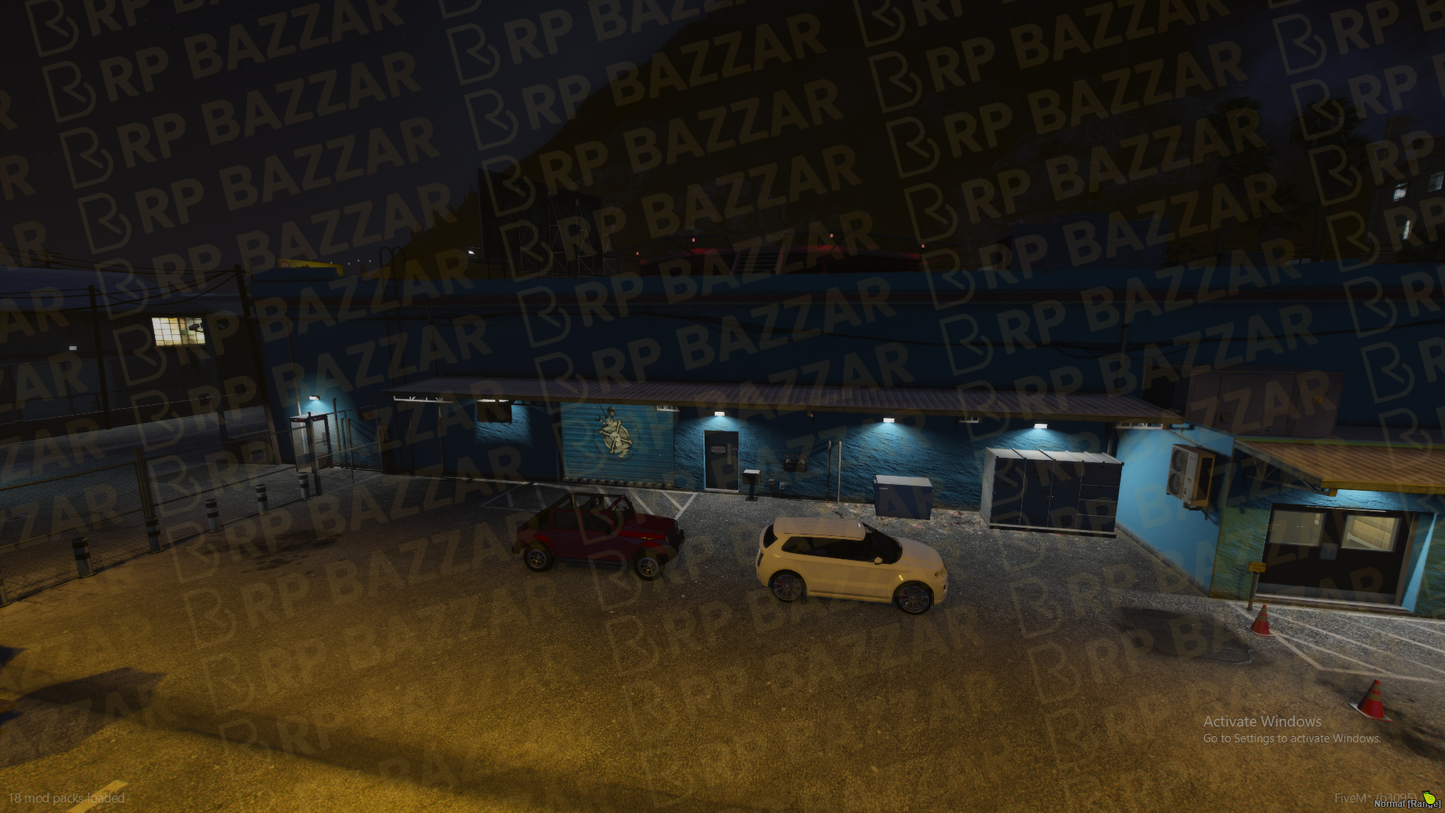 Rustic Mechanic Shop FiveM MLO — GTA RP Interior — ESX QB QBOX — RPBazzar