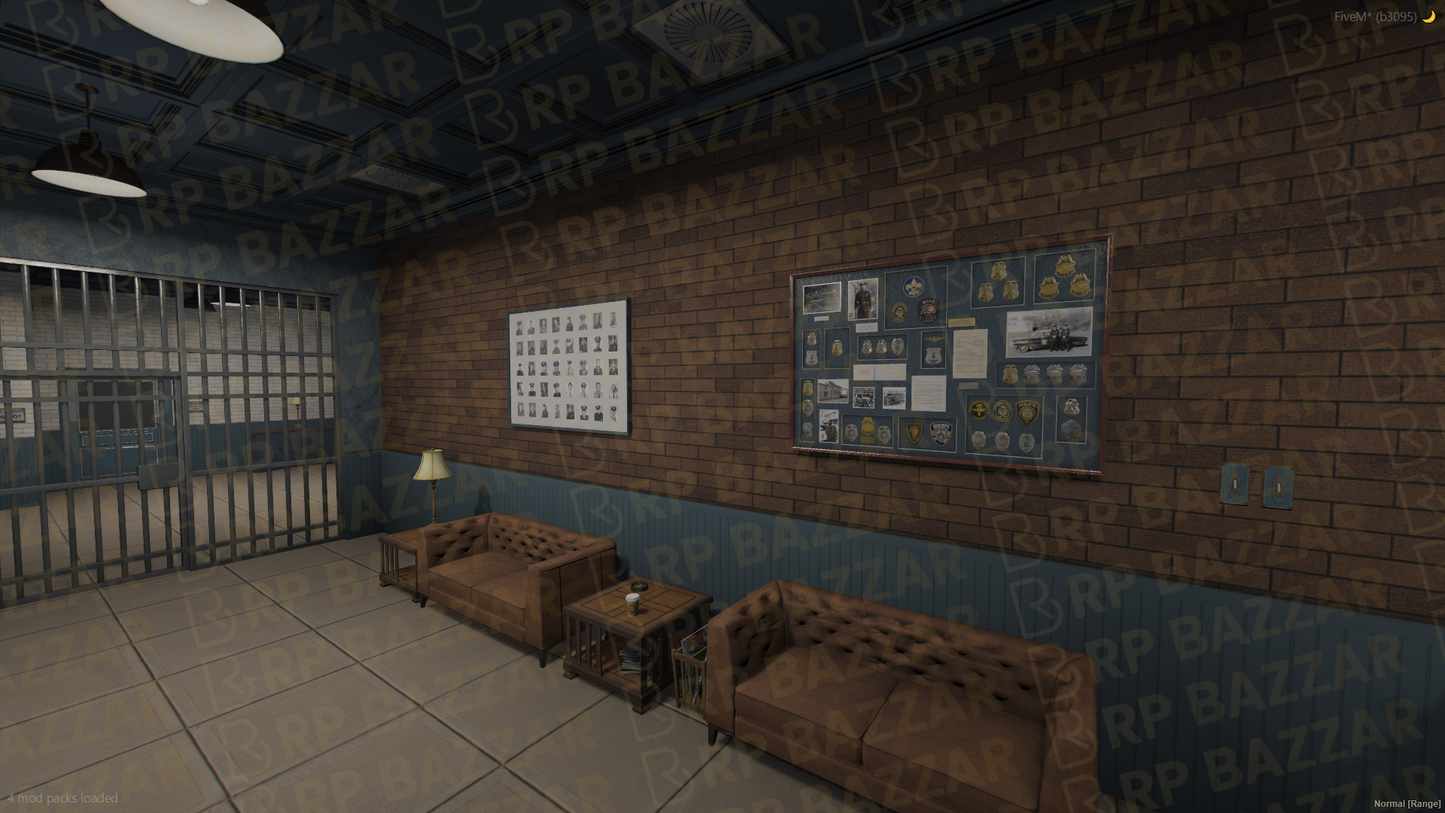 Command Police Station FiveM MLO — GTA RP Interior — ESX QB QBOX — RPBazzar