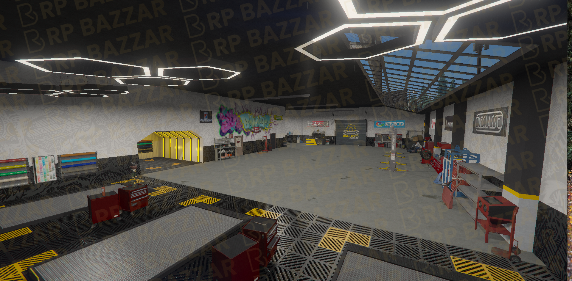 Artisan Mechanic Shop FiveM MLO — GTA RP Interior — ESX QB QBOX — RPBazzar