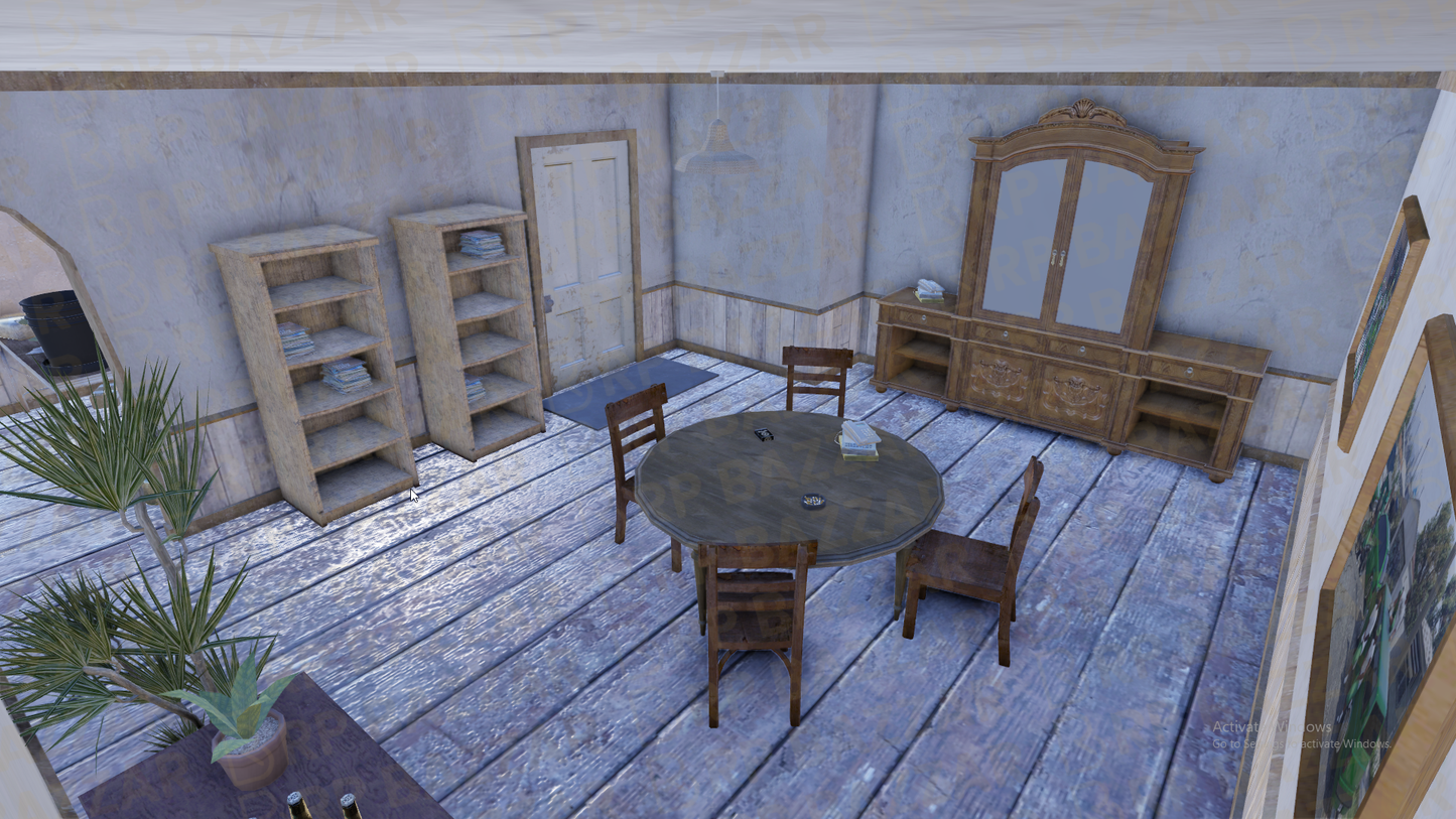 Gritty Gang Base FiveM MLO — GTA RP Interior — ESX QB QBOX — RPBazzar