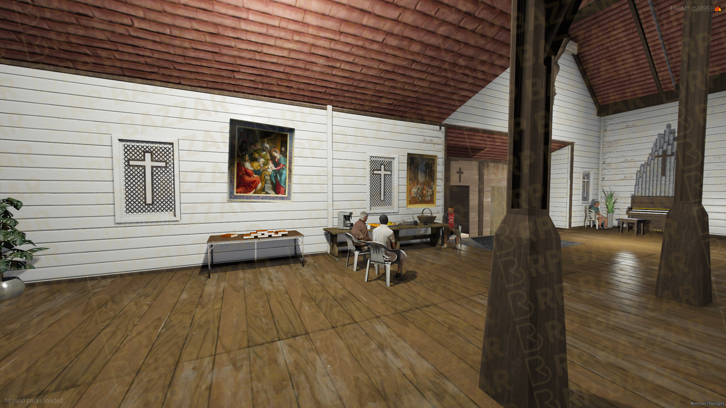Grace Church FiveM MLO — GTA RP Interior — ESX QB QBOX — RPBazzar