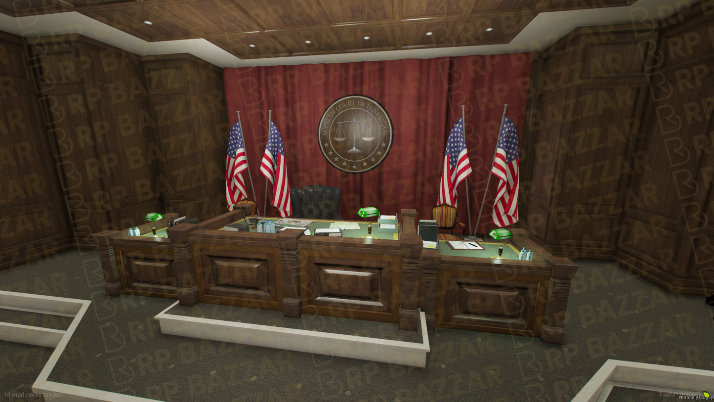 Modern City Hall FiveM MLO — GTA RP Interior — ESX QB QBOX — RPBazzar