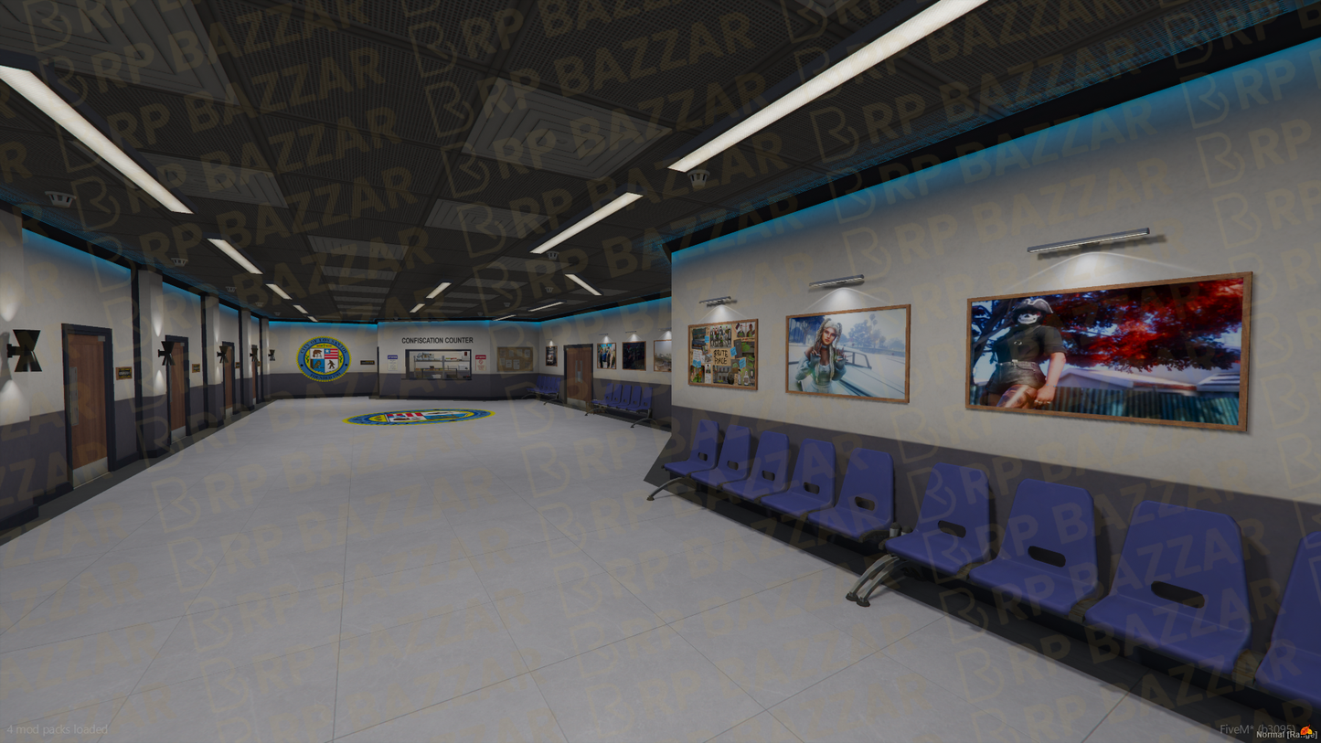 Special Ops Police Station FiveM MLO — GTA RP Interior — ESX QB QBOX — RPBazzar