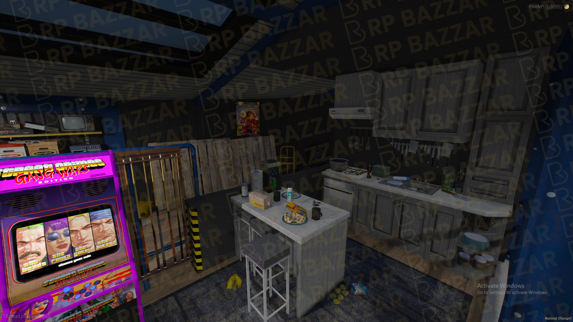Vintage Mechanic Shop FiveM MLO — GTA RP Interior — ESX QB QBOX — RPBazzar