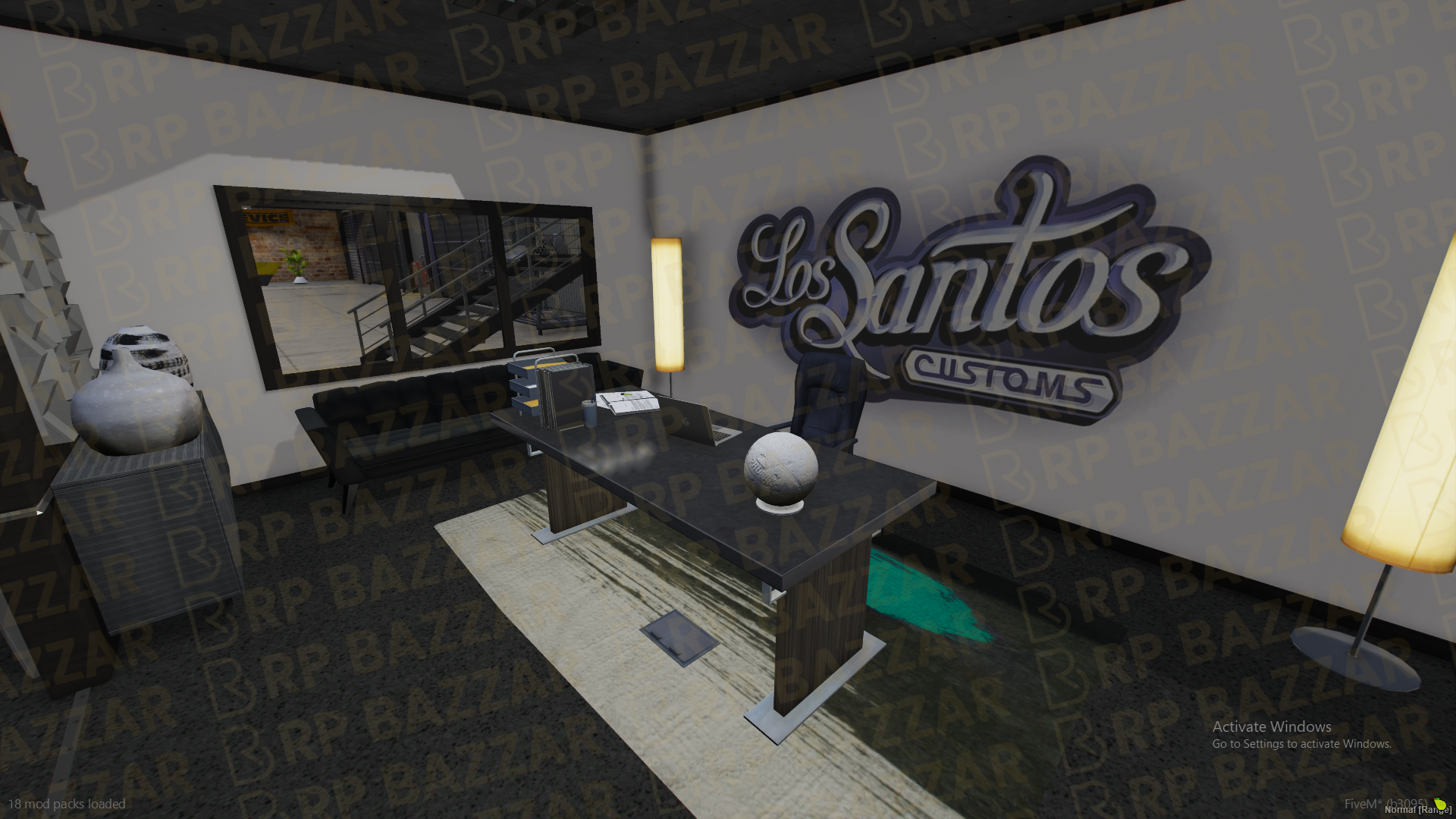 Elite Mechanic Shop FiveM MLO — GTA RP Interior — ESX QB QBOX — RPBazzar