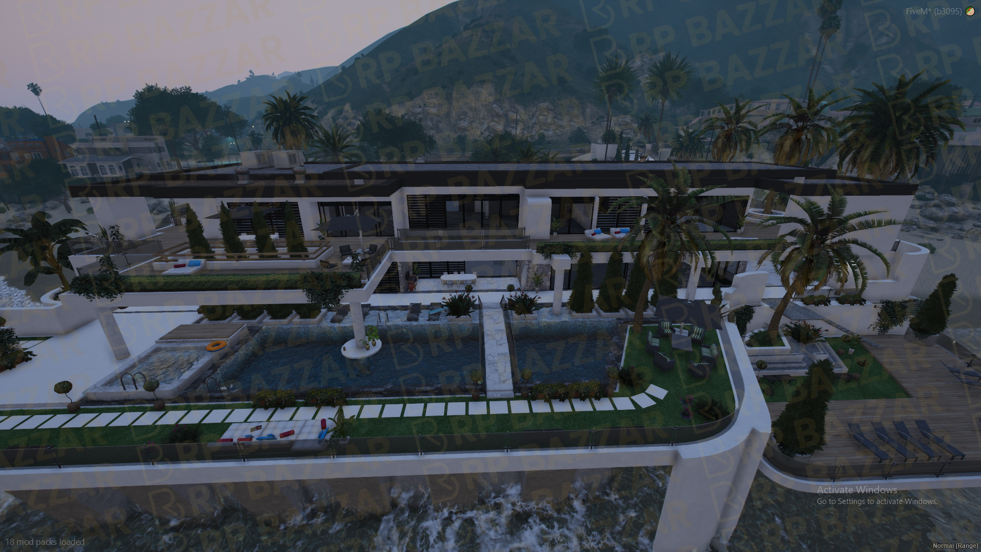 Tropical Mansion FiveM MLO — GTA RP Interior — ESX QB QBOX — RPBazzar