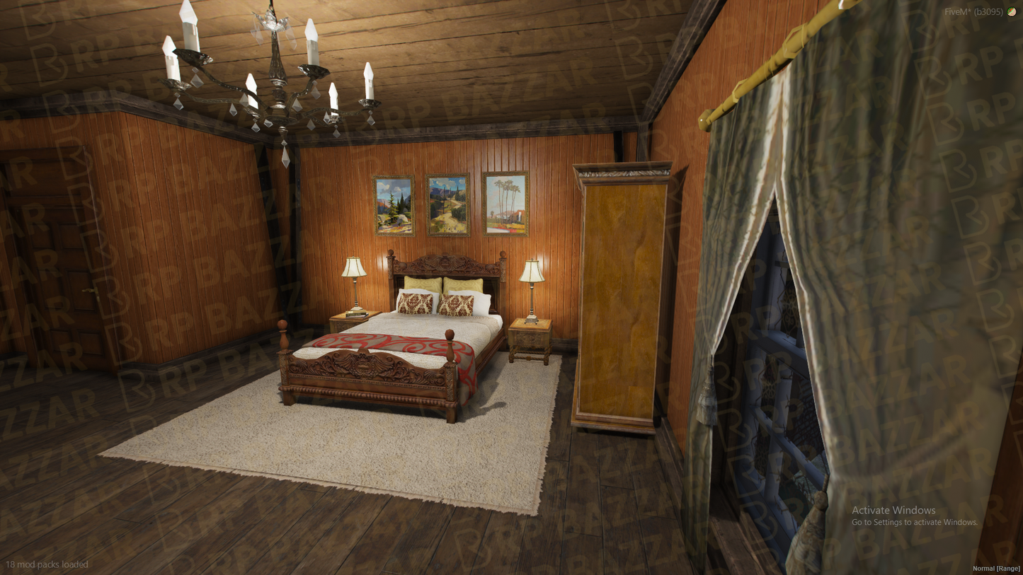 Rustic House FiveM MLO — GTA RP Interior — ESX QB QBOX — RPBazzar