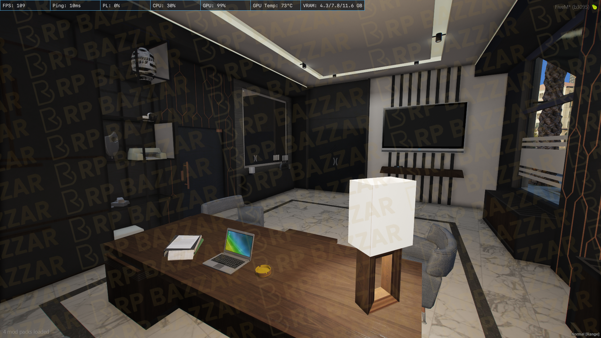 Modern Office FiveM MLO — GTA RP Interior — ESX QB QBOX — RPBazzar