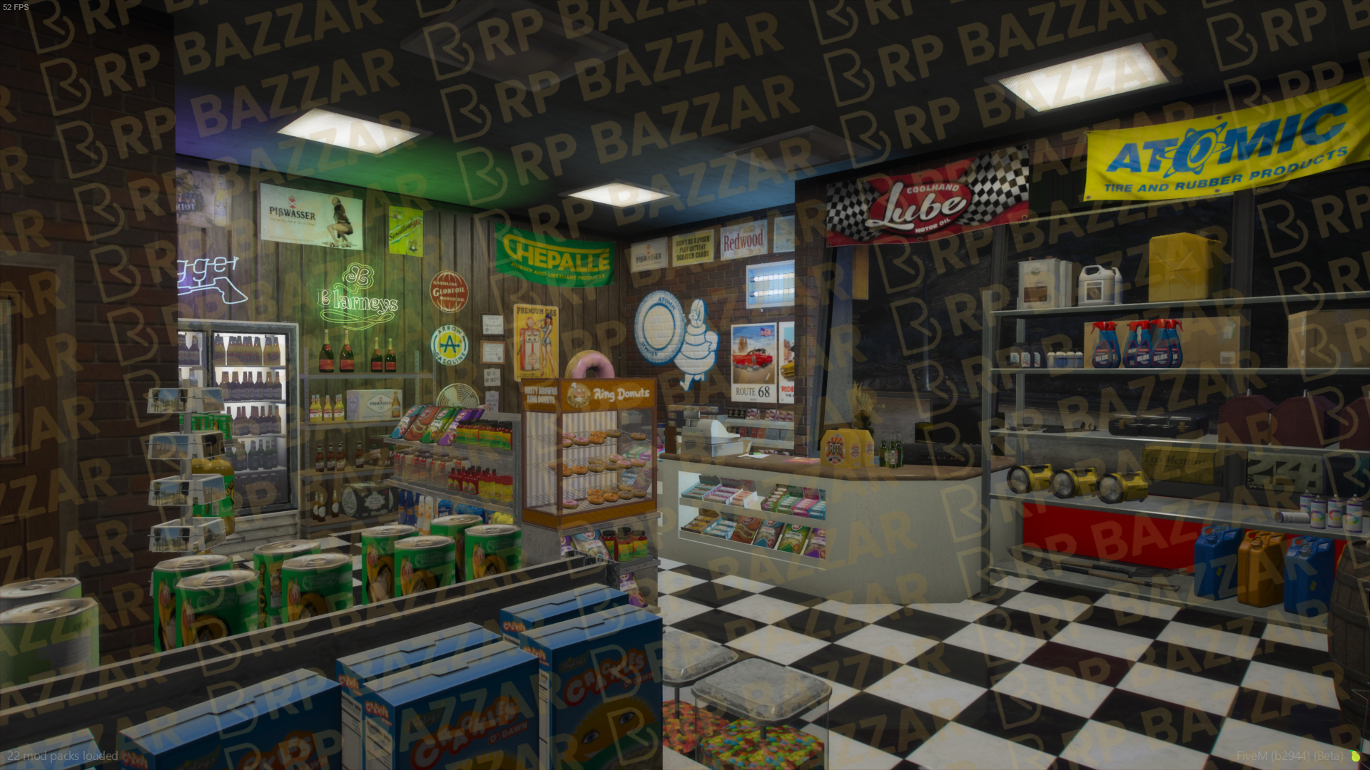 Premium Cafe FiveM MLO — GTA RP Interior — ESX QB QBOX — RPBazzar