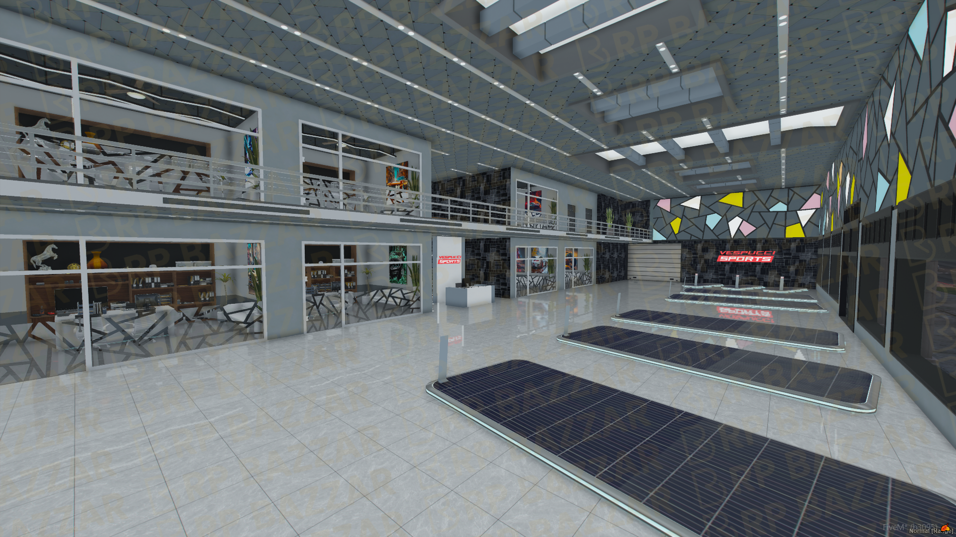 Modern Vehicle Shop FiveM MLO — GTA RP Interior — ESX QB QBOX — RPBazzar