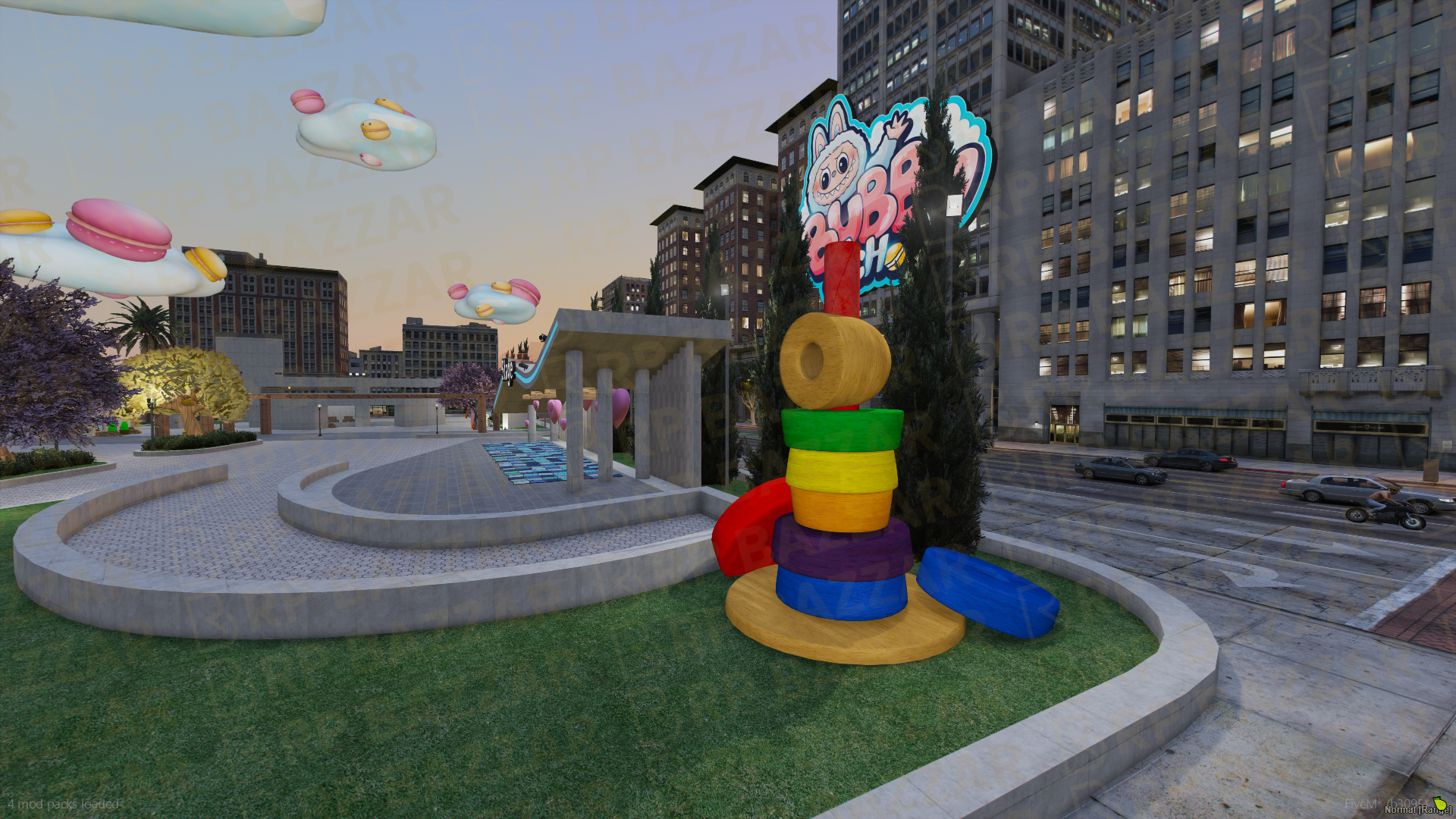Central Legion Square FiveM MLO — GTA RP Interior — ESX QB QBOX — RPBazzar
