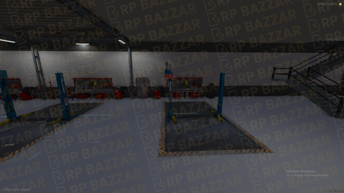 Grand Mechanic Shop FiveM MLO — GTA RP Interior — ESX QB QBOX — RPBazzar