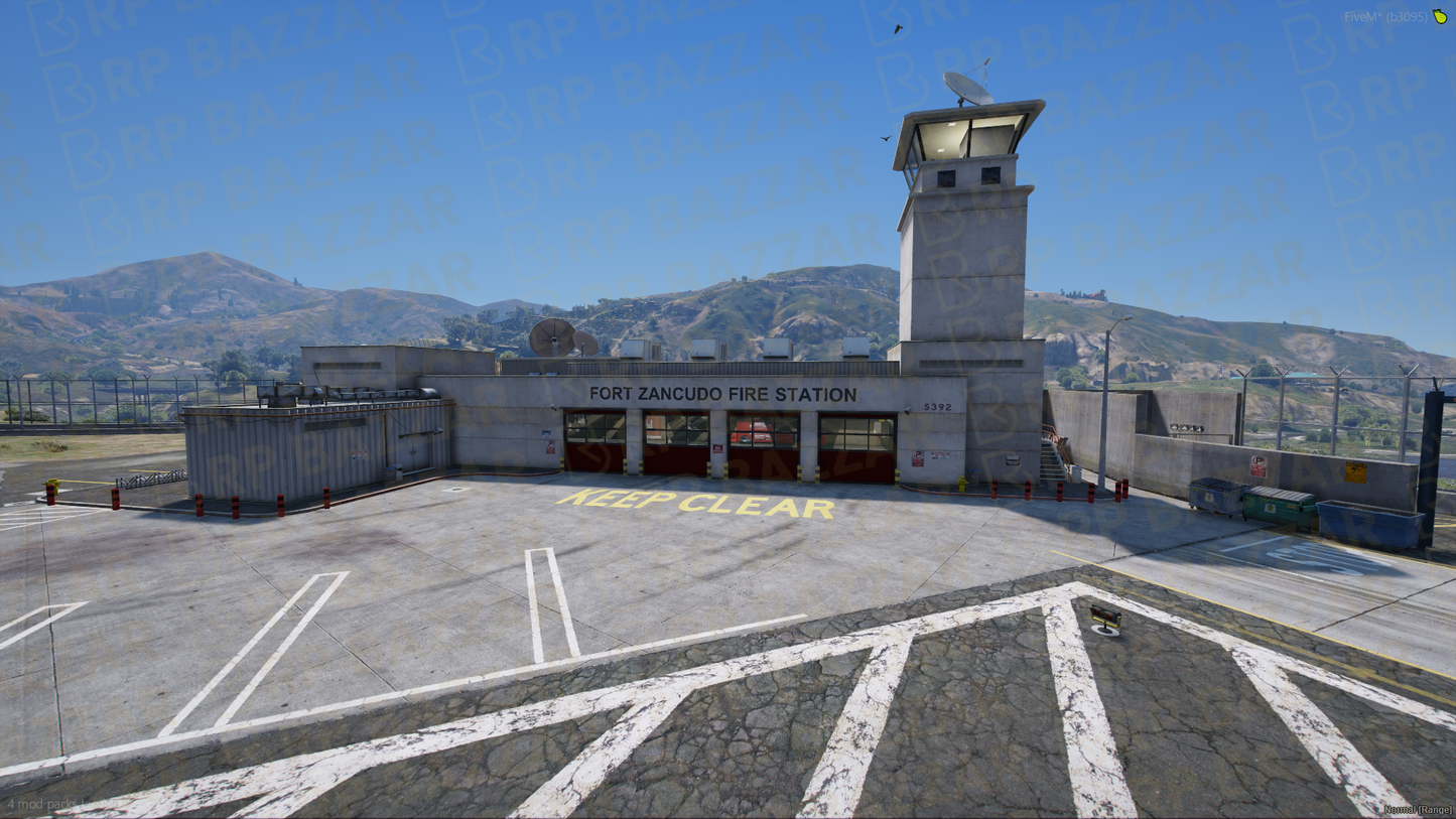 Emergency Fire Department FiveM MLO — GTA RP Interior — ESX QB QBOX — RPBazzar