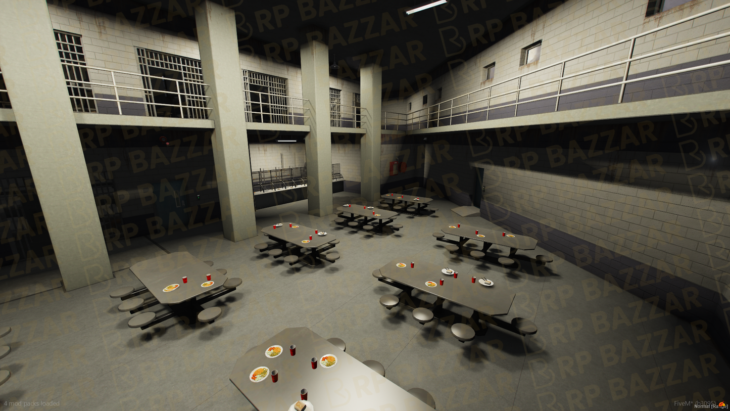 Highrise Prison FiveM MLO — GTA RP Interior — ESX QB QBOX — RPBazzar