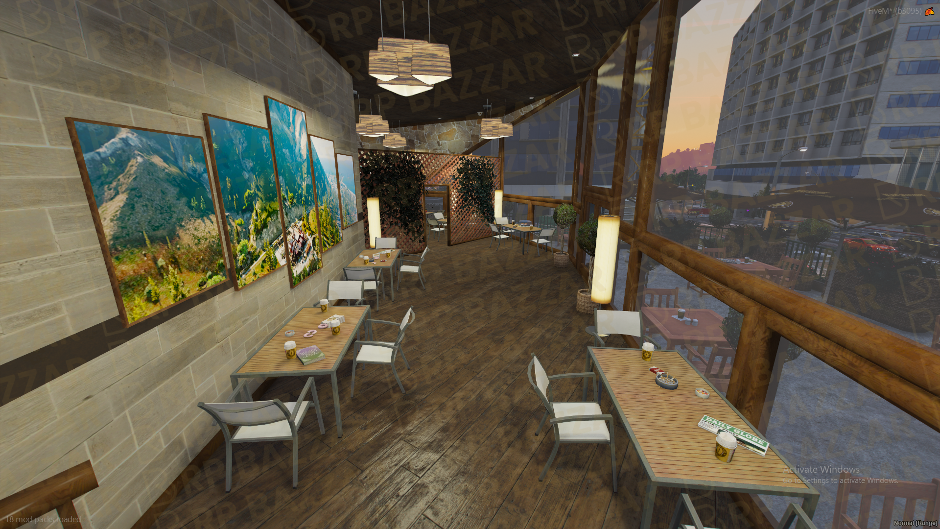 Urban Cantina FiveM MLO — GTA RP Interior — ESX QB QBOX — RPBazzar