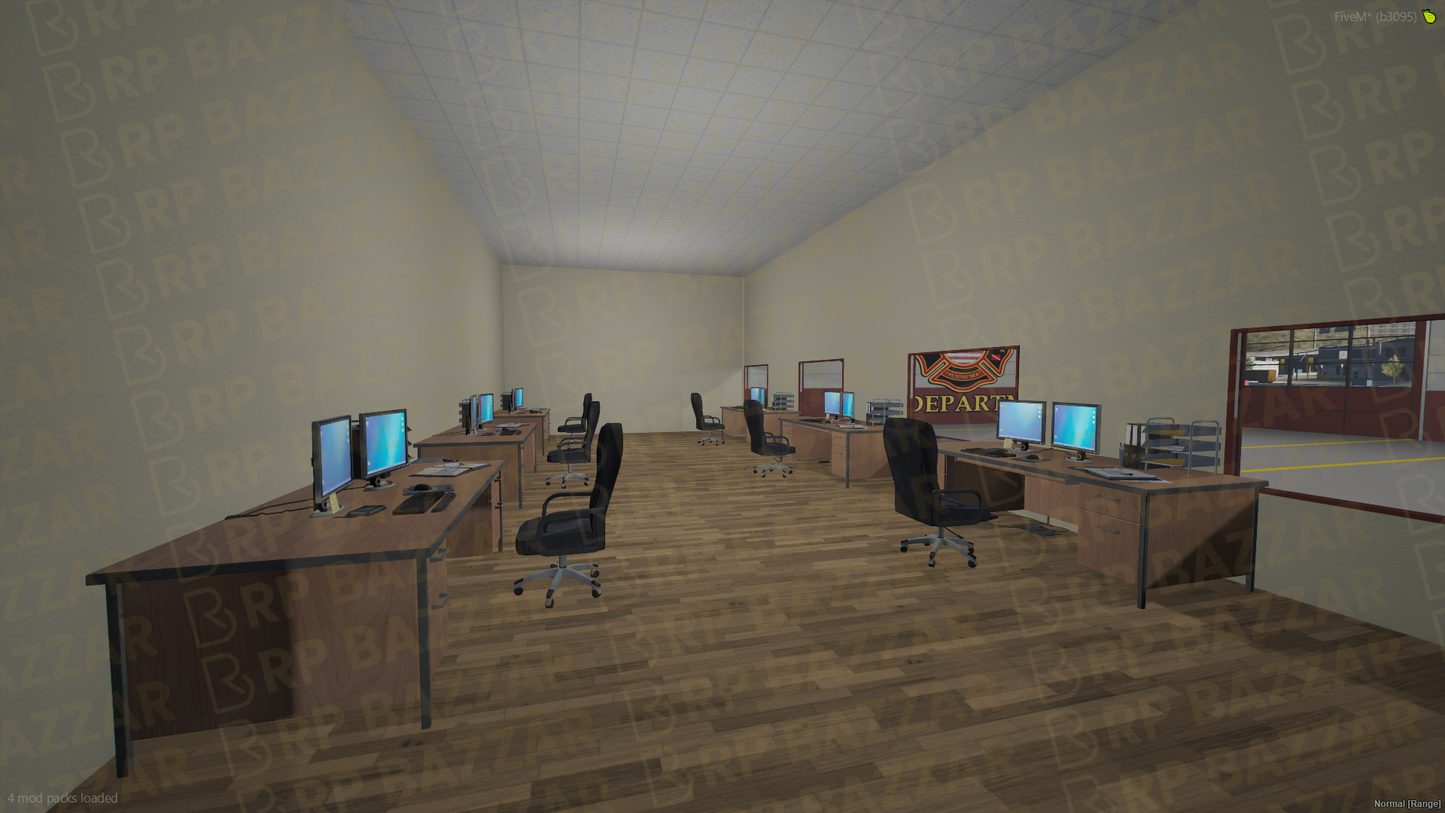 Red Fire Department FiveM MLO — GTA RP Interior — ESX QB QBOX — RPBazzar