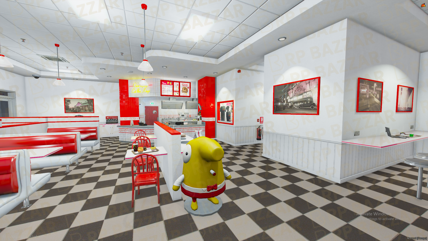 Retro Kitchen FiveM MLO — GTA RP Interior — ESX QB QBOX — RPBazzar