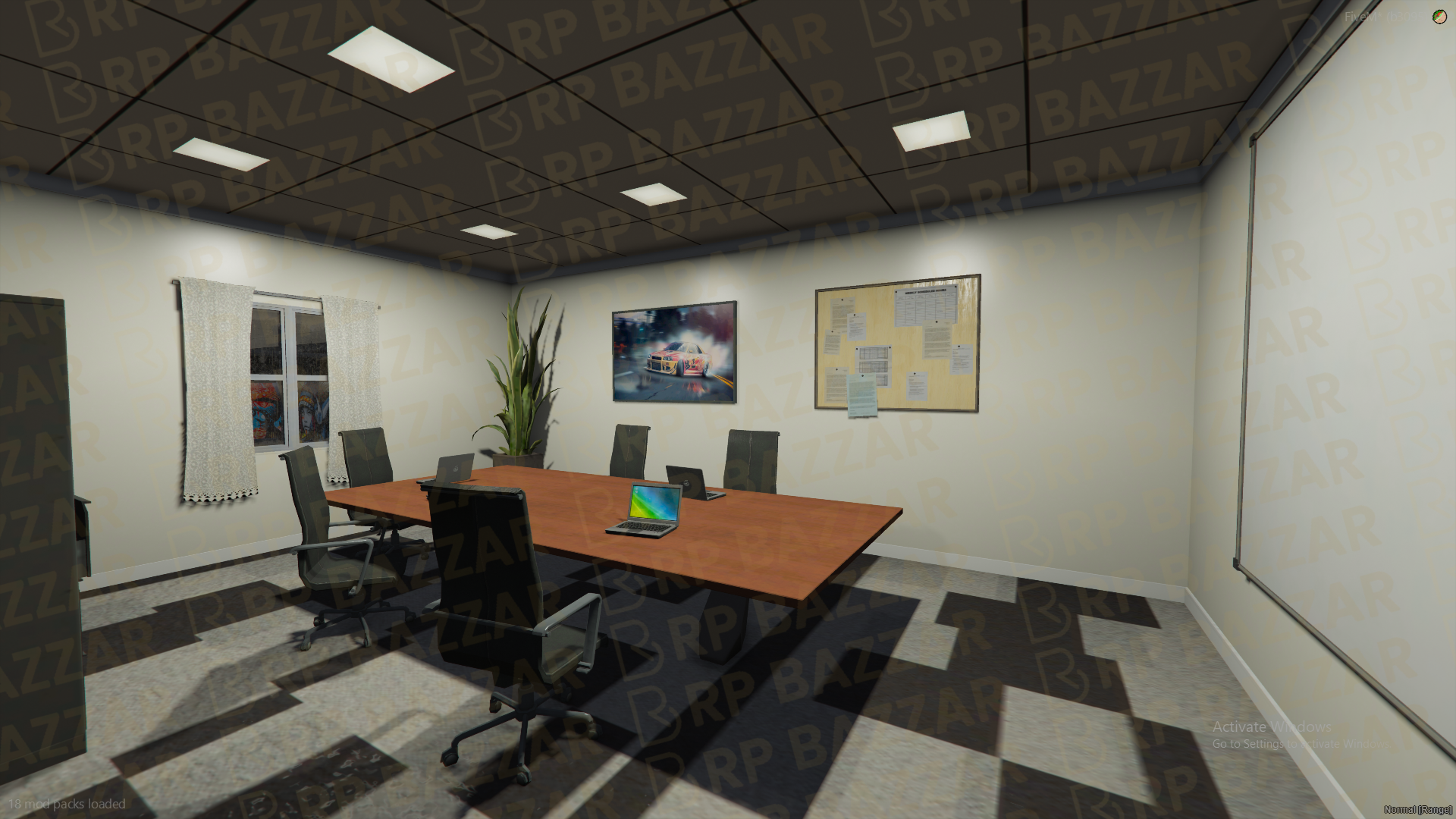 Authentic Mechanic Shop FiveM MLO — GTA RP Interior — ESX QB QBOX — RPBazzar
