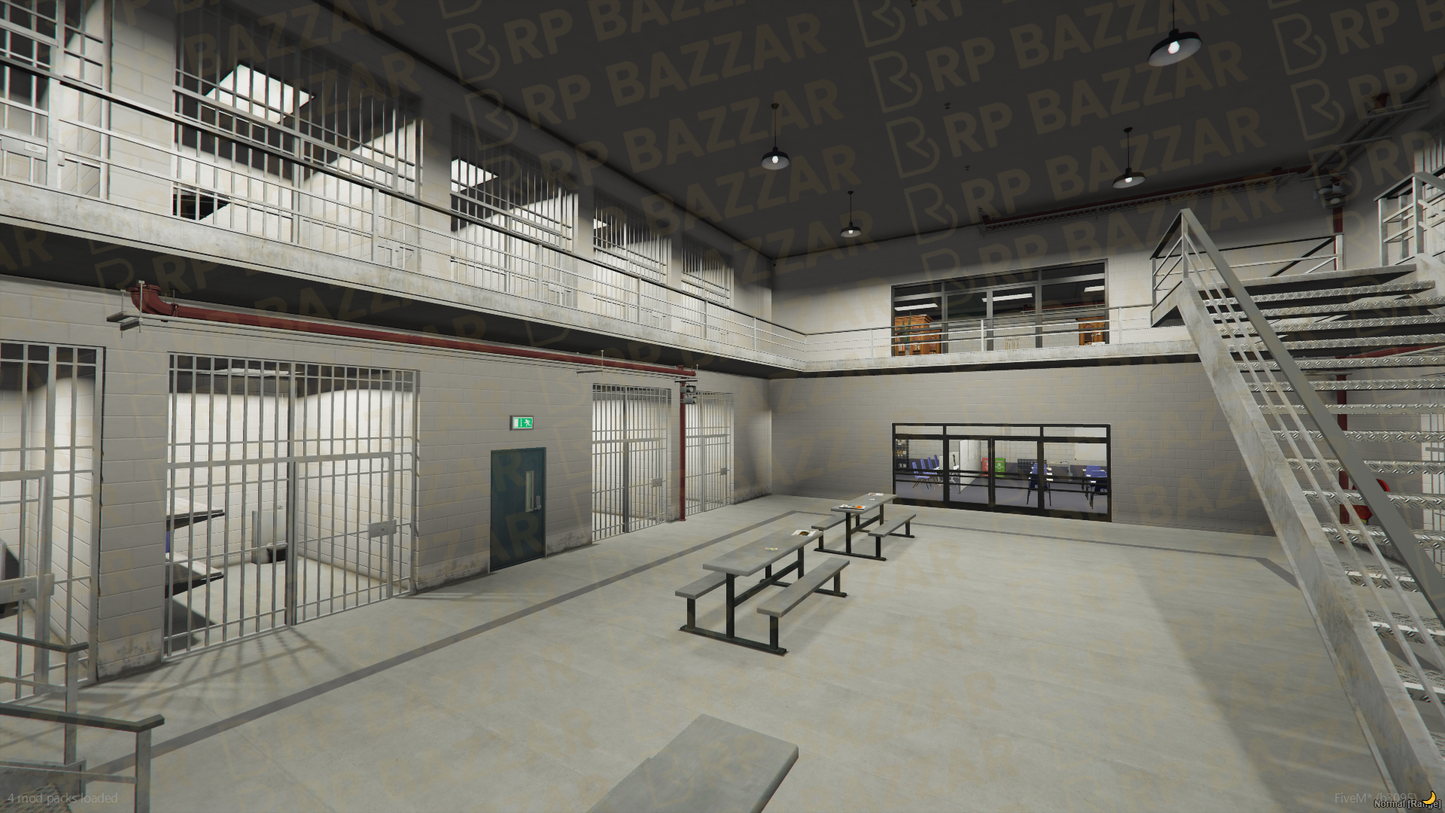 State Prison FiveM MLO — GTA RP Interior — ESX QB QBOX — RPBazzar