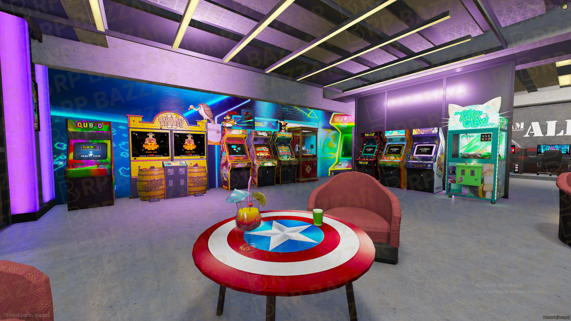 Modern Arcade Shop FiveM MLO — GTA RP Interior — ESX QB QBOX — RPBazzar